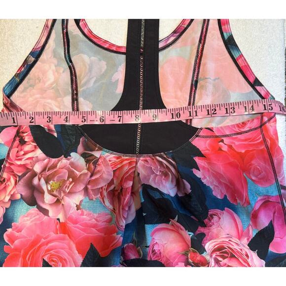 Lululemon Lightened Up Singlet Secret Garden Racerback Rose size 8 - Picture 6 of 9